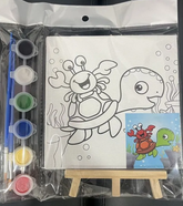 Wooden Art Canvas 🖼 🎨 painting set(15*15cm)